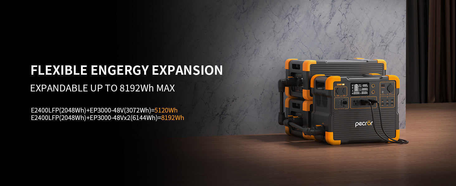 Galahan Portable Power Station 2400W 2048Wh – High Capacity E2400LFP - Image 6