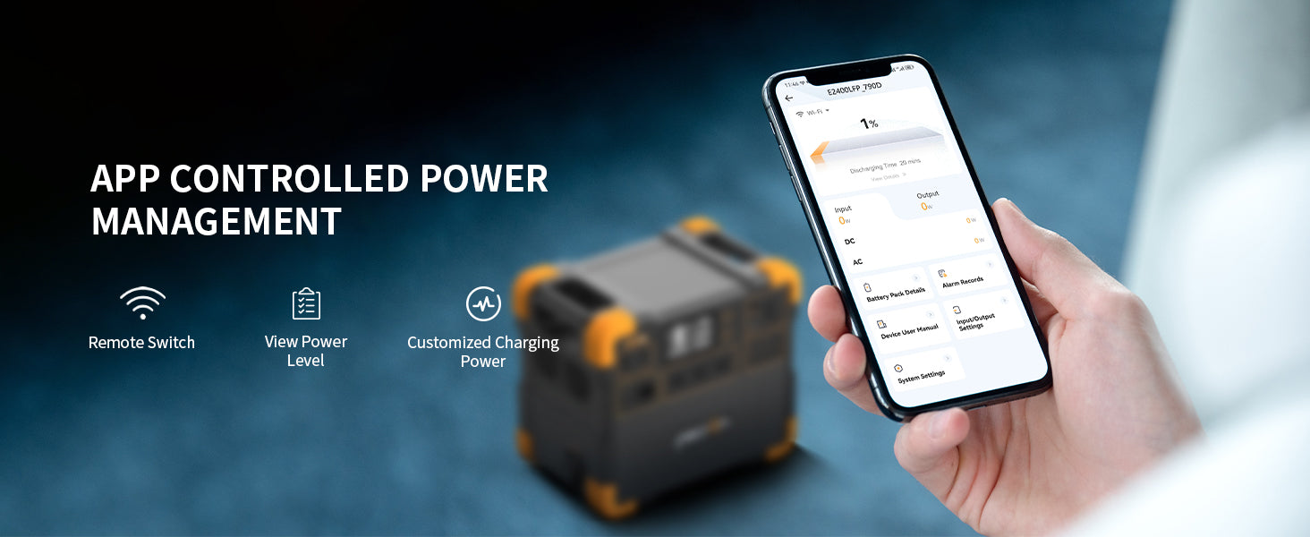 Galahan Portable Power Station 2400W 2048Wh – High Capacity E2400LFP - Image 11