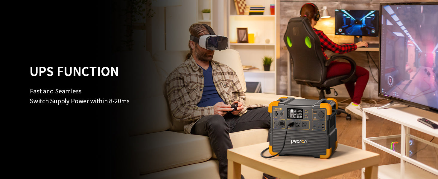 Galahan Portable Power Station 2400W 2048Wh – High Capacity E2400LFP - Image 12