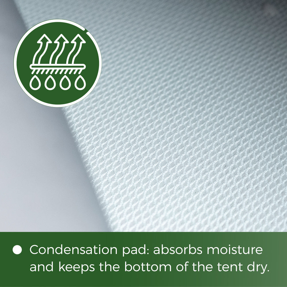 Galahan Triangle Aluminium Hard Shell Grey Rooftop Tent – Durable Camping Roof Tent - Image 6