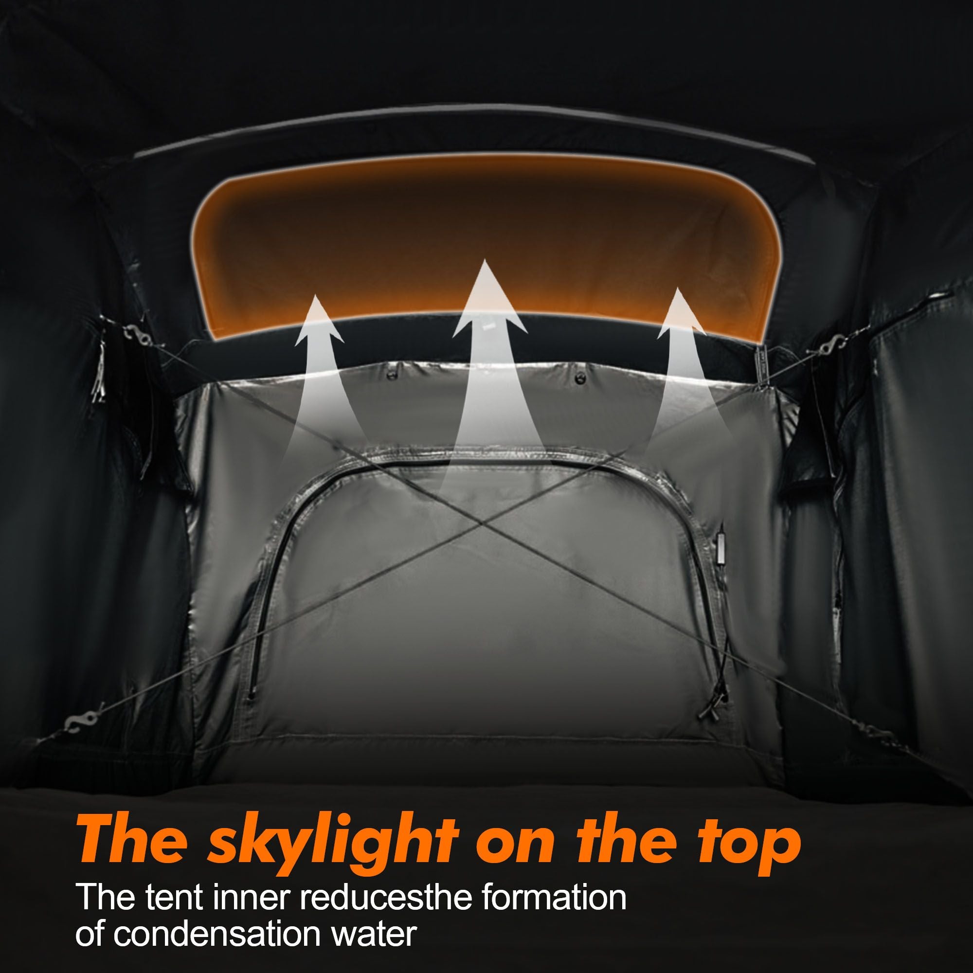 Galahan Lite Cruiser 140cm Aluminium Roof Top Tent – Waterproof, Windproof, Sturdy Camping Shelter - Image 6