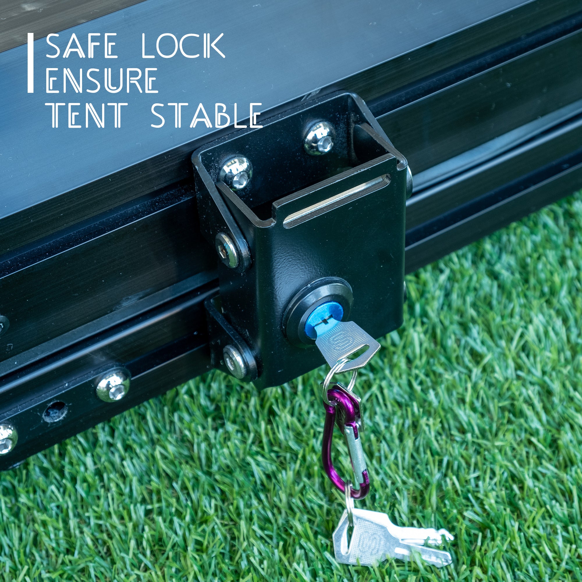 Galahan Triangle Aluminium Hard Shell Grey Rooftop Tent – Durable Camping Roof Tent - Image 32